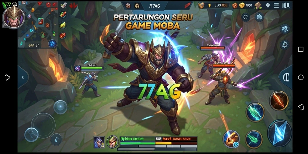 Tampilan menarik dari gameplay seru 77AG.