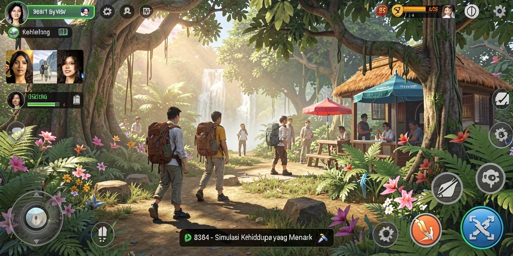 Tangkapan layar 8364 menunjukkan gameplay interaktif dan menarik.