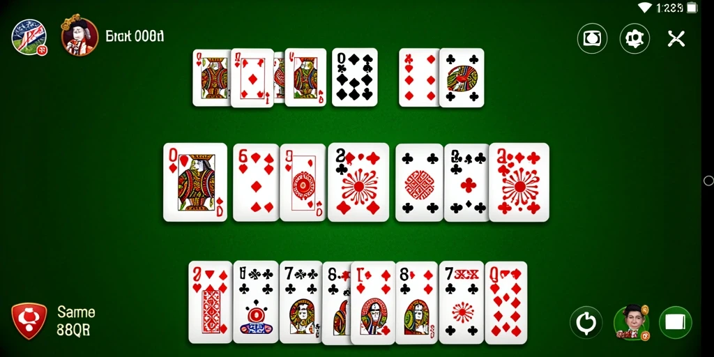 Screenshot gameplay Domino yang seru dan interaktif.