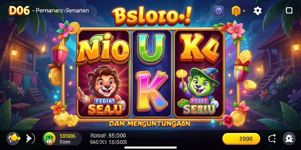 Tampilan menarik dari gameplay Slot D06 yang mengasyikkan.