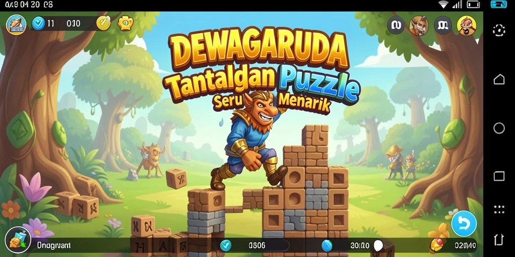 Tampilan gameplay DEWAGARUDA yang menawan dan penuh tantangan.