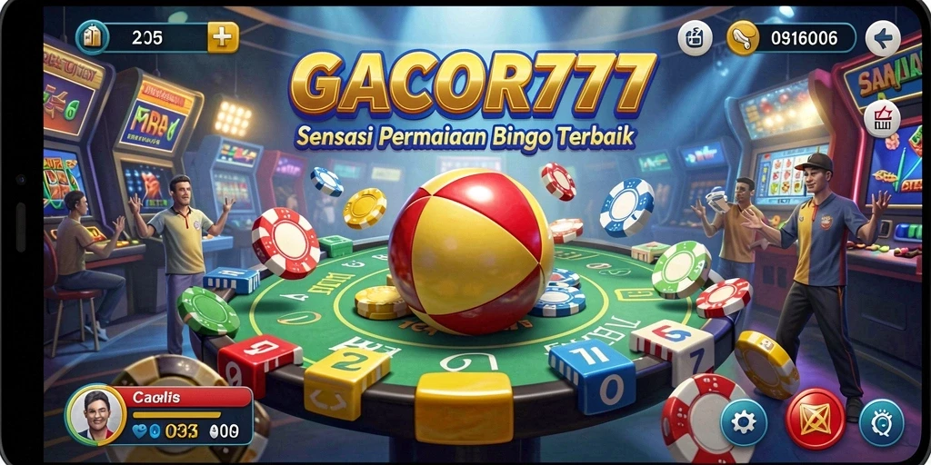 Tampilan menarik gameplay Bingo di GACOR777.