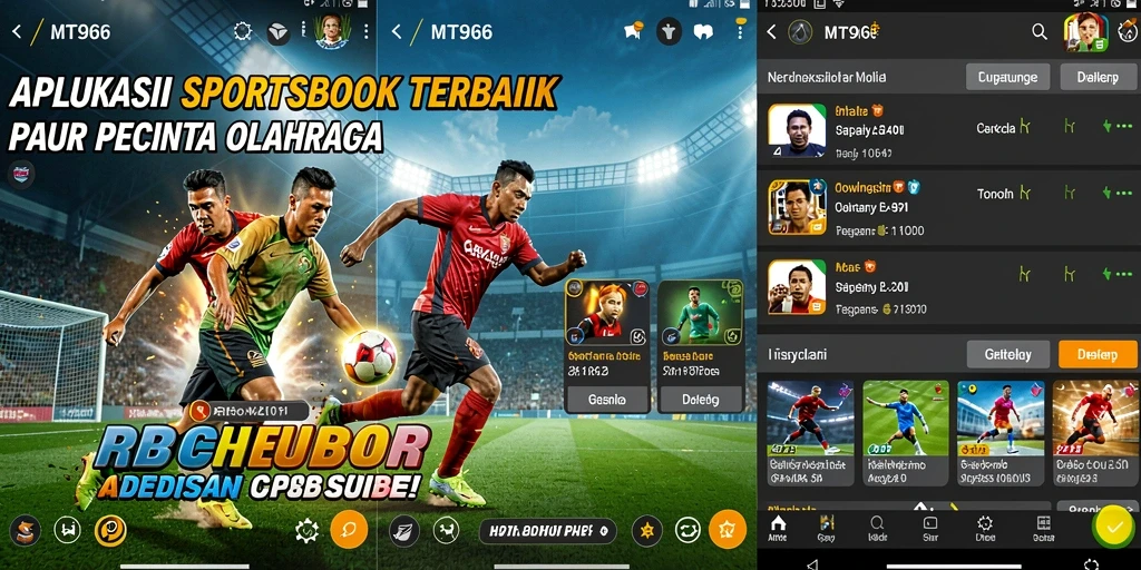 Tampilan gameplay Sportsbook MT966 yang menarik dan interaktif.