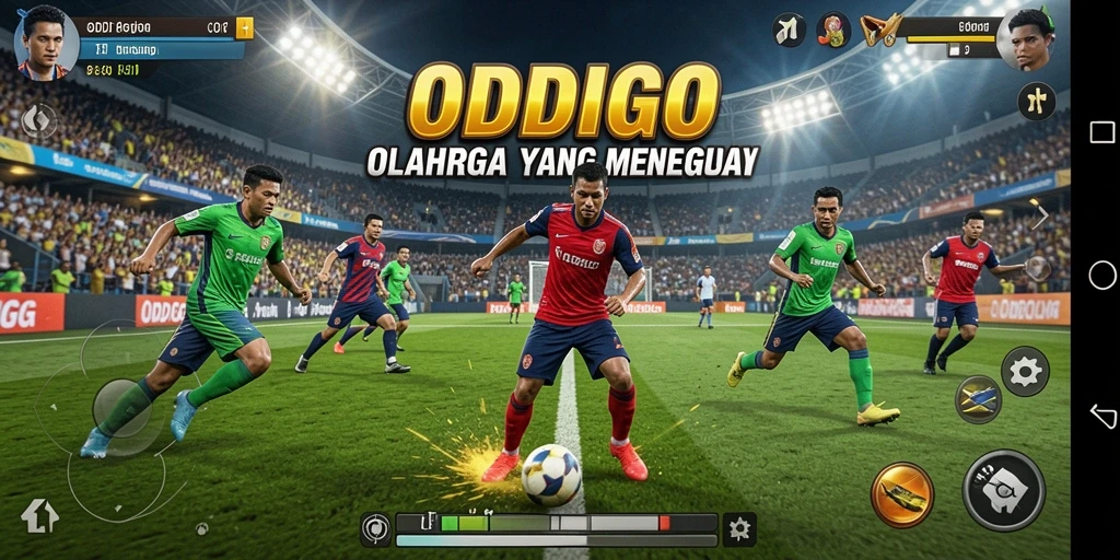 Screenshot utama ODDIGO menampilkan aksi gameplay yang mendebarkan.