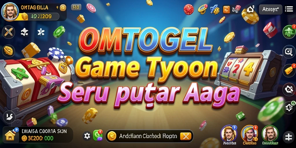 Screenshot gameplay OMTOGEL yang menampilkan pengelolaan bisnis Tycoon.