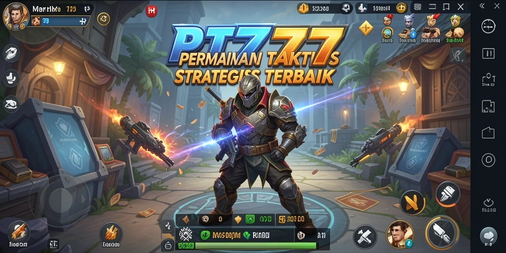 Menampilkan aksi seru dalam game TPS PT777.