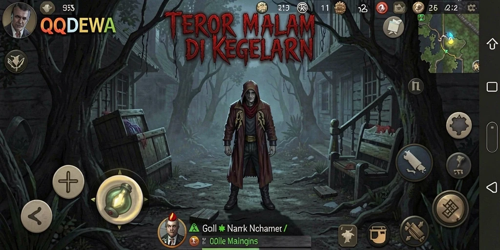 Gameplay QQDEWA dengan momen menegangkan dan penuh misteri.