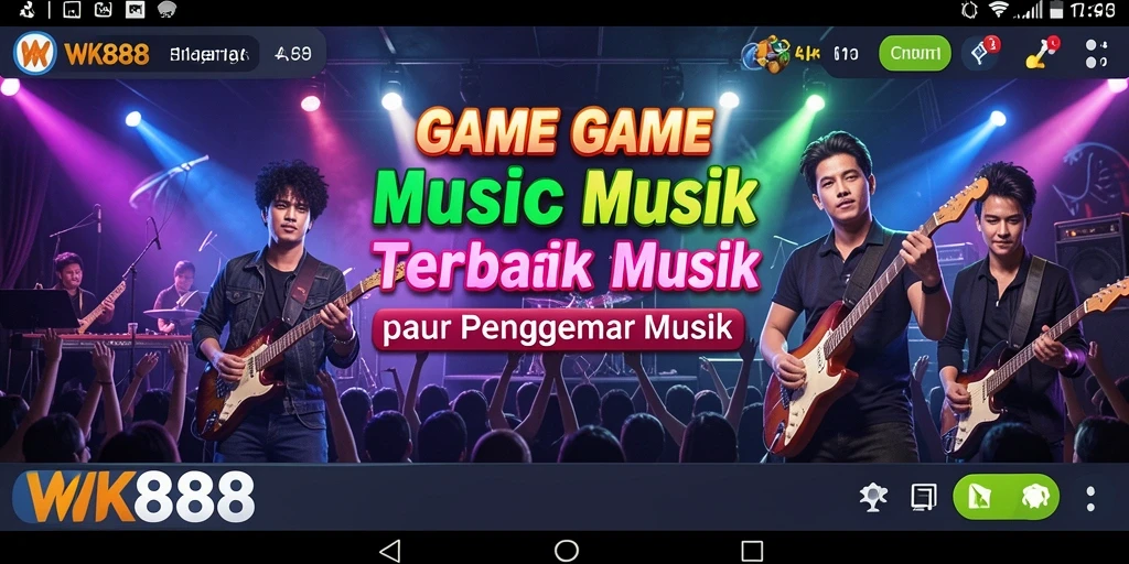 Tampilan permainan musik yang mengasyikkan di WK888.